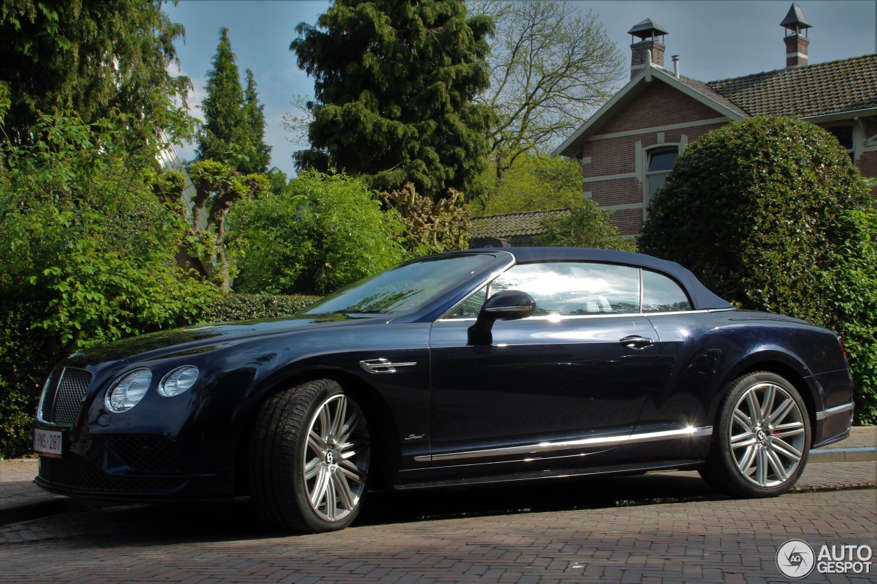 Bentley Continental GTC Speed 2016