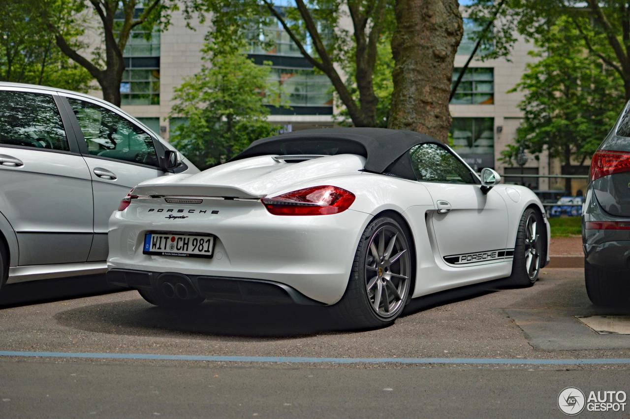 Porsche 981 Boxster Spyder