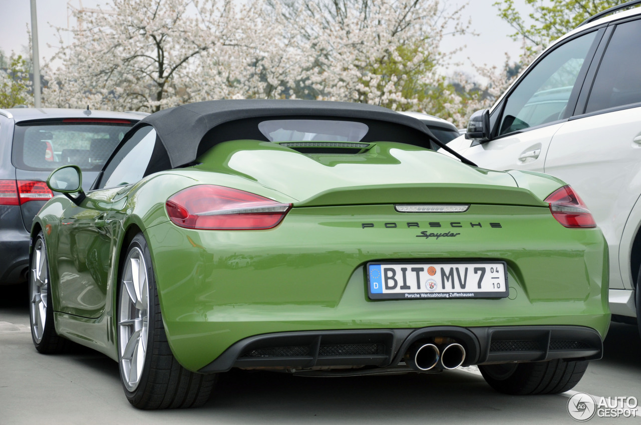 Porsche 981 Boxster Spyder