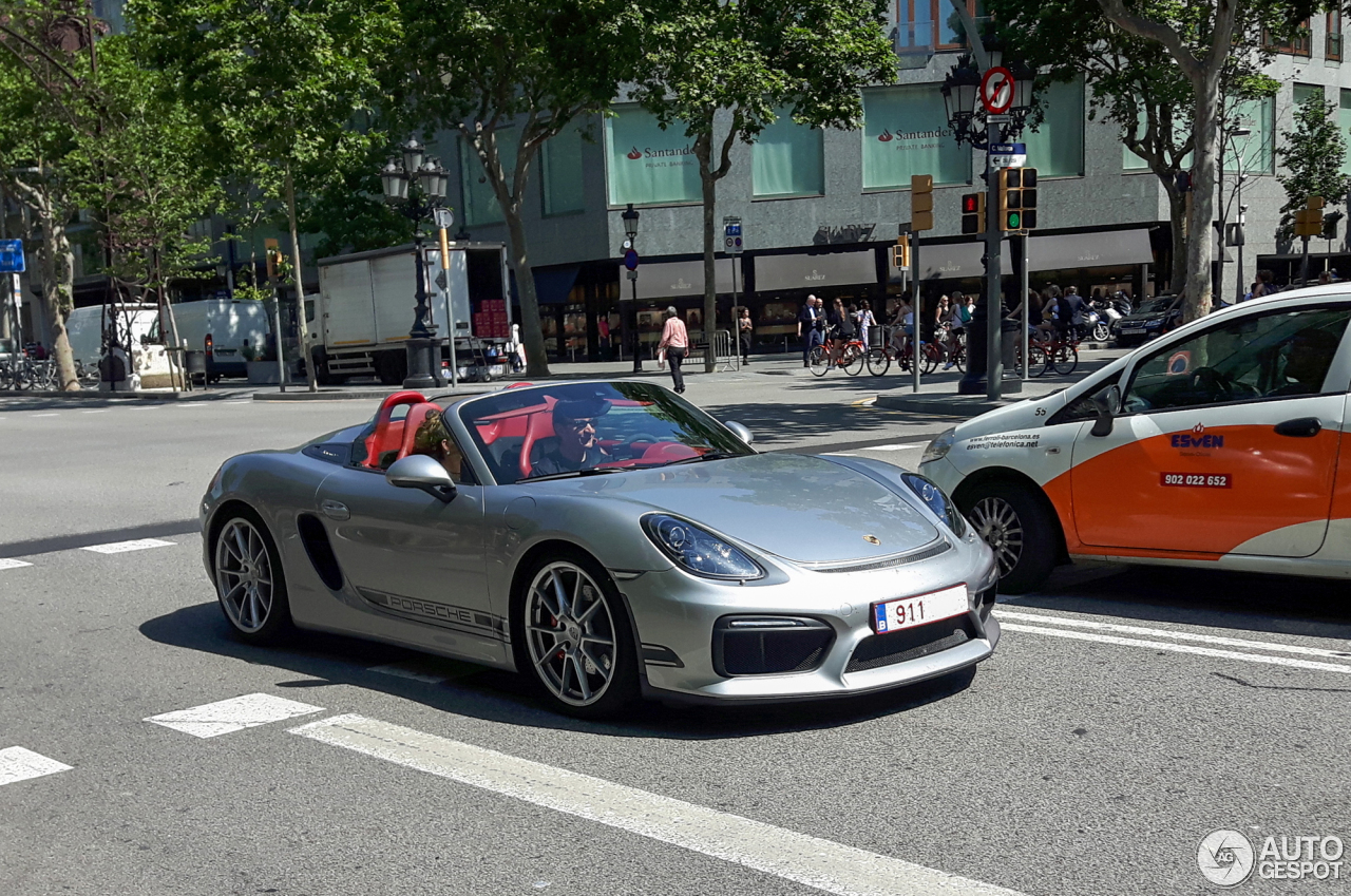 Porsche 981 Boxster Spyder