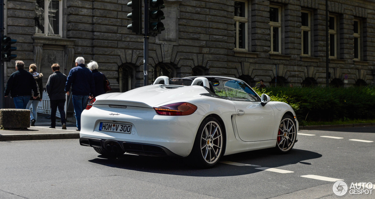 Porsche 981 Boxster Spyder