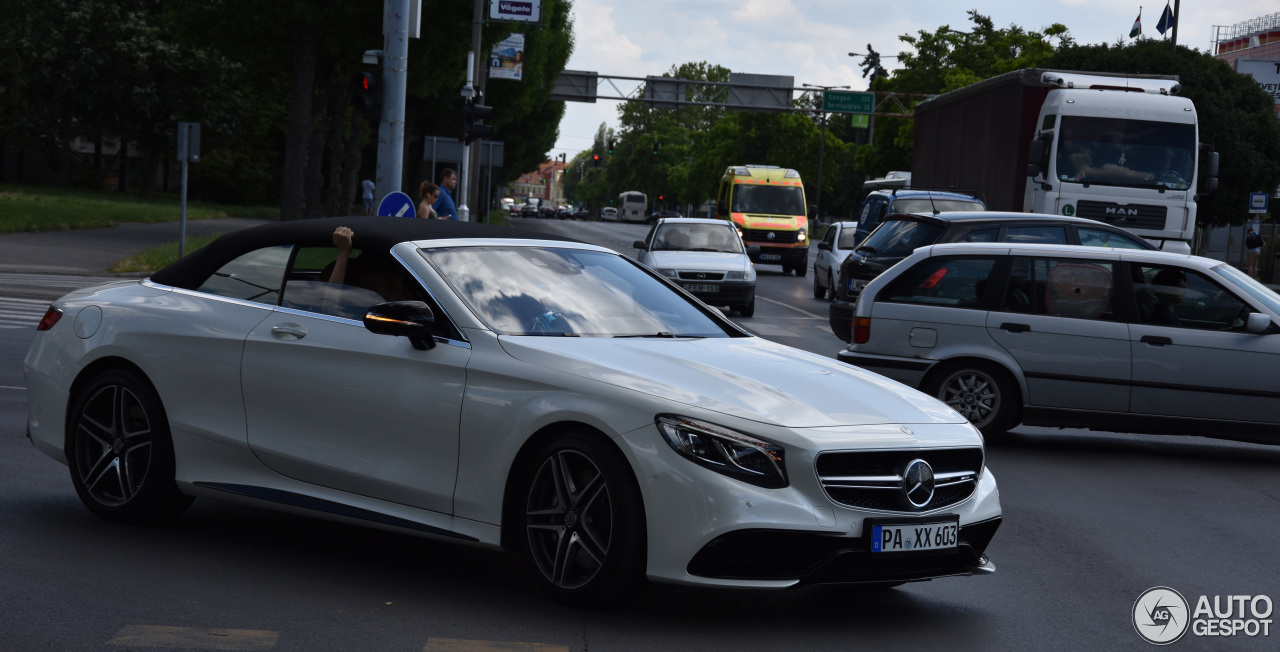 Mercedes-AMG S 63 Convertible A217