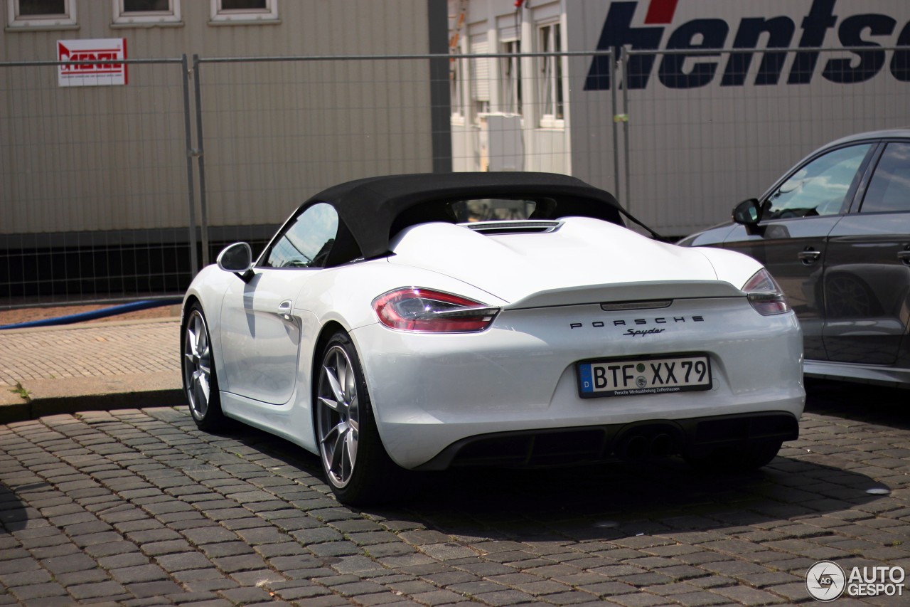 Porsche 981 Boxster Spyder