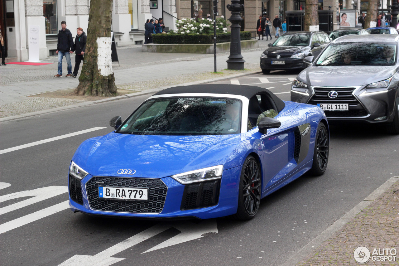 Audi R8 V10 Spyder 2016