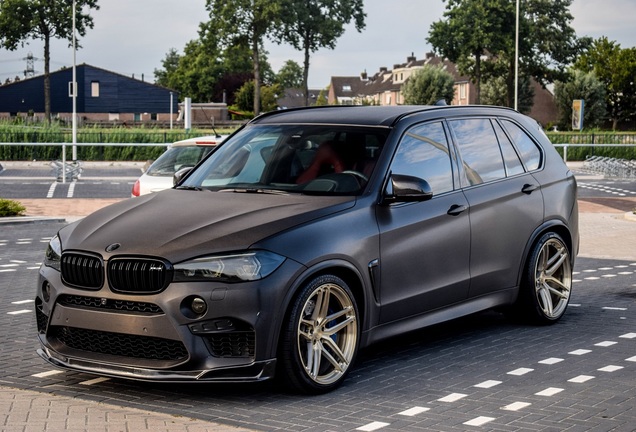 BMW X5 F85 M xDrive Пружины H&R, занижение около 35мм