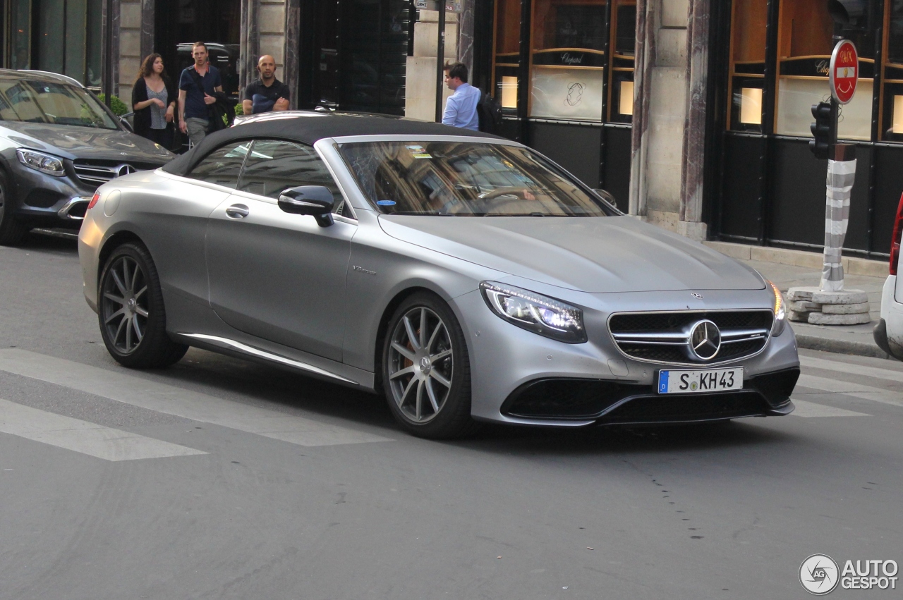 Mercedes-AMG S 63 Convertible A217