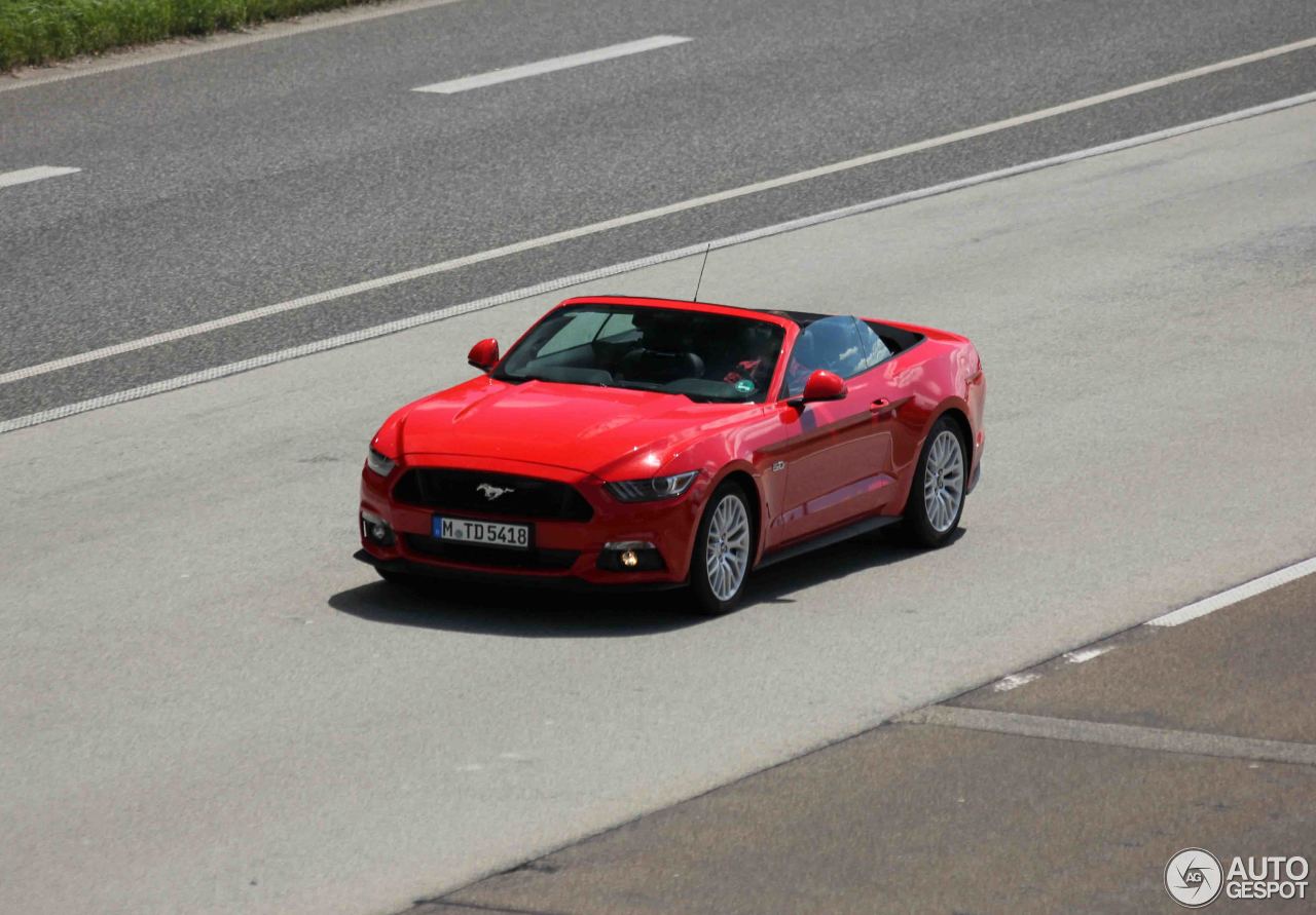 Ford Mustang GT Convertible 2015