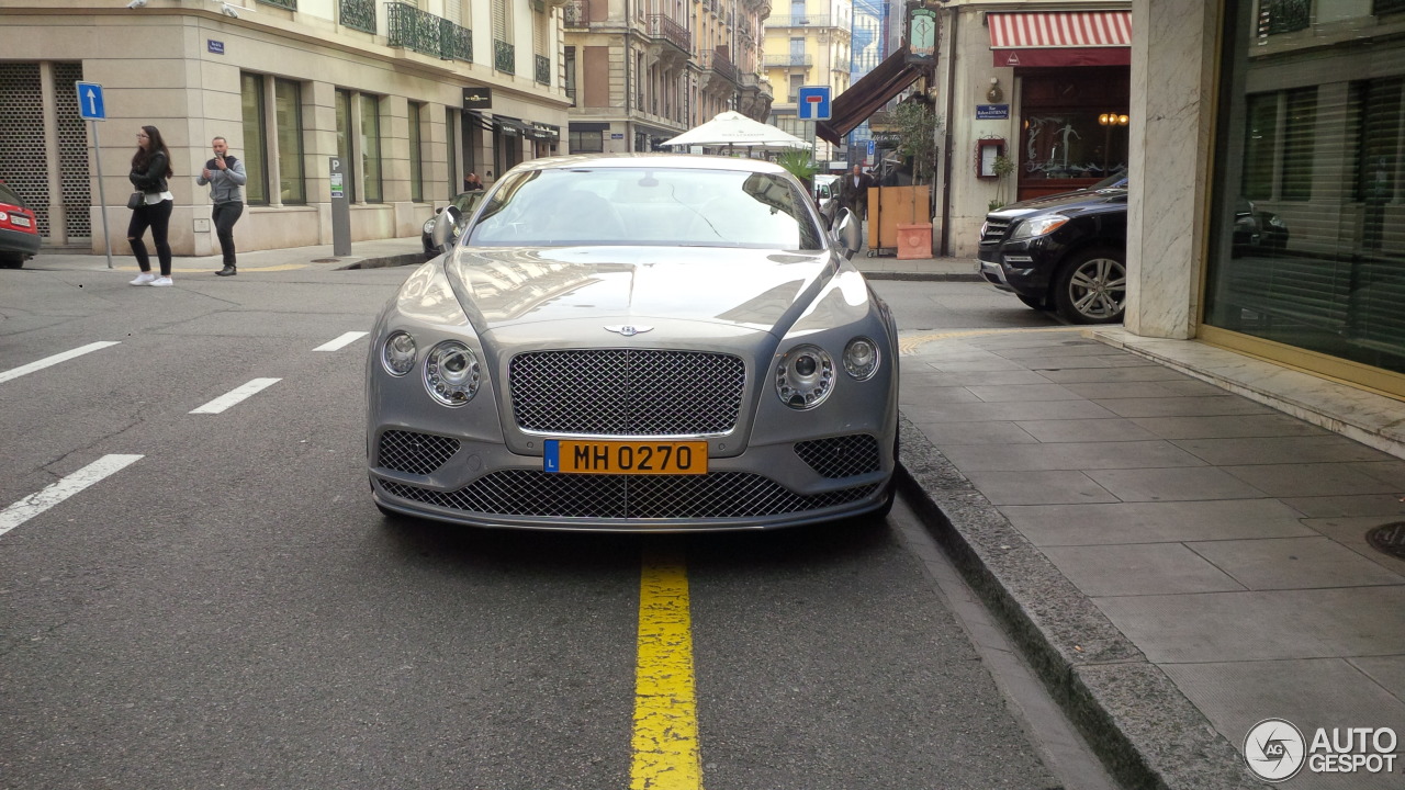 Bentley Continental GT Speed 2016