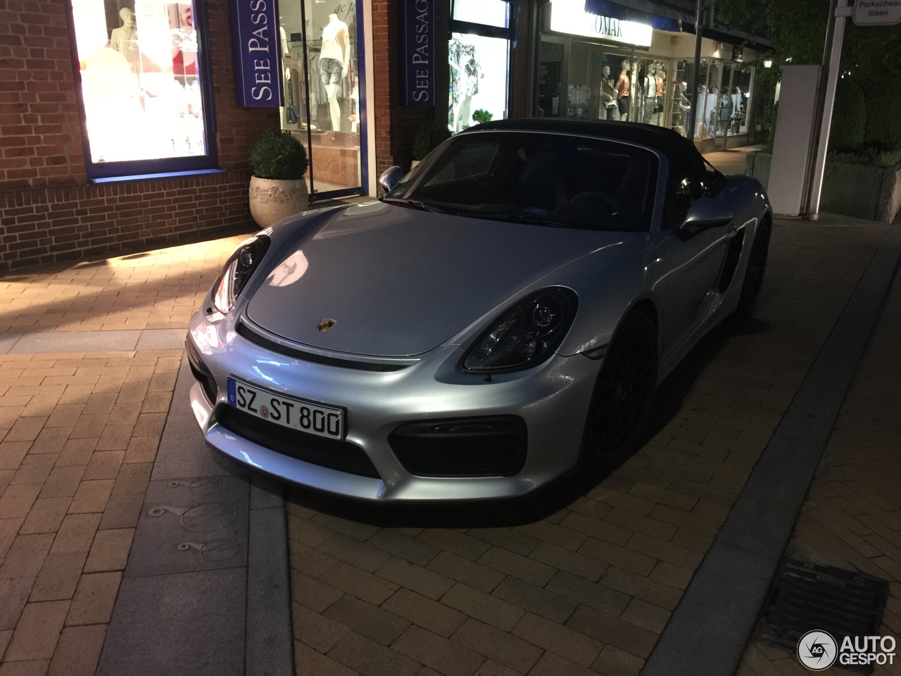 Porsche 981 Boxster Spyder