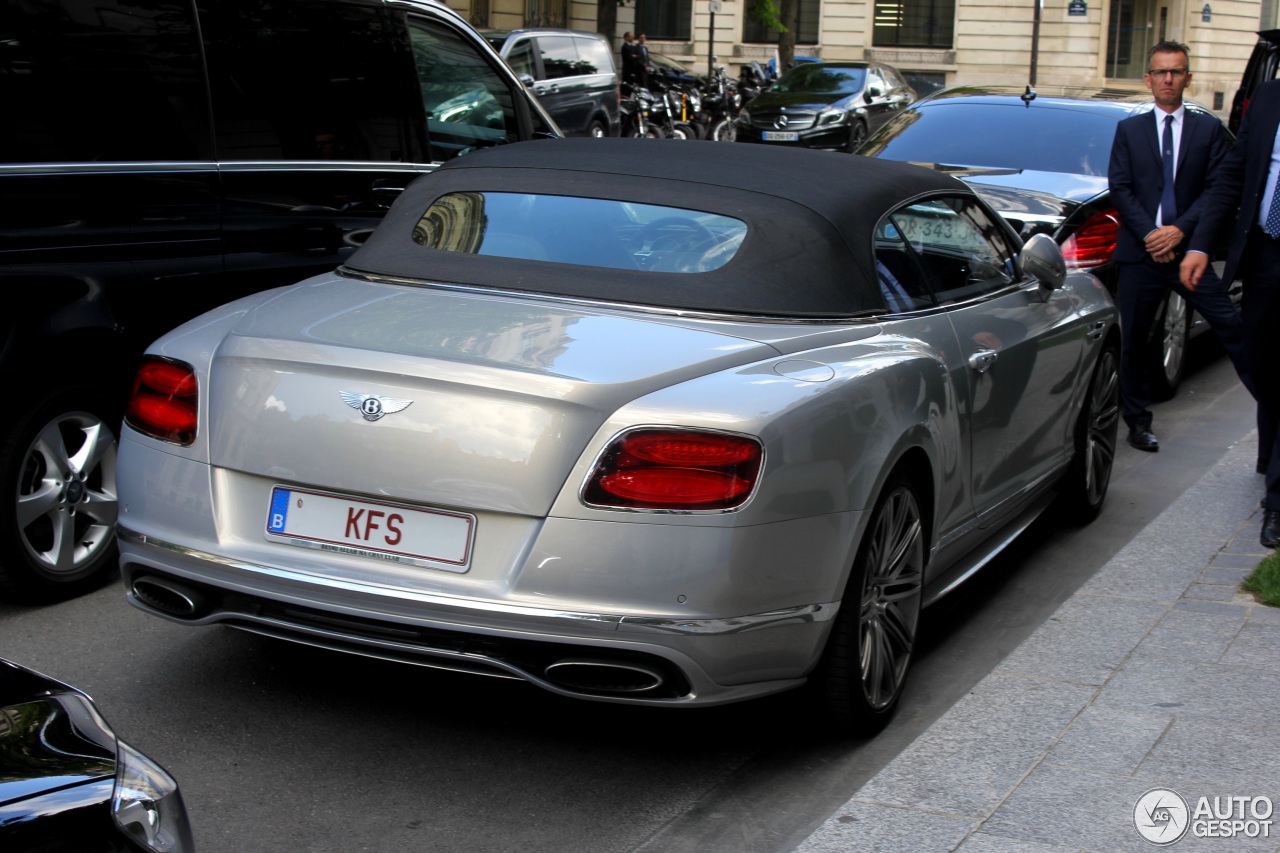 Bentley Continental GTC Speed 2016