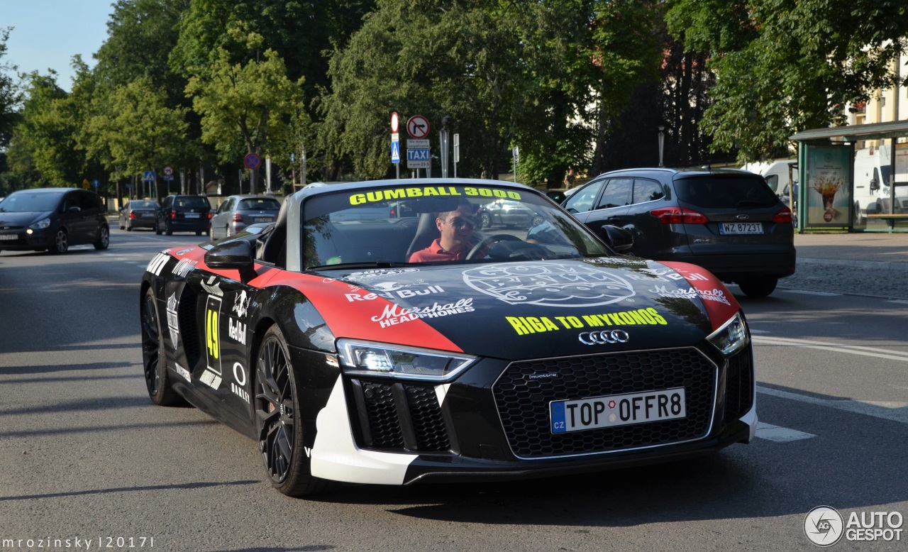 Audi R8 V10 Spyder 2016