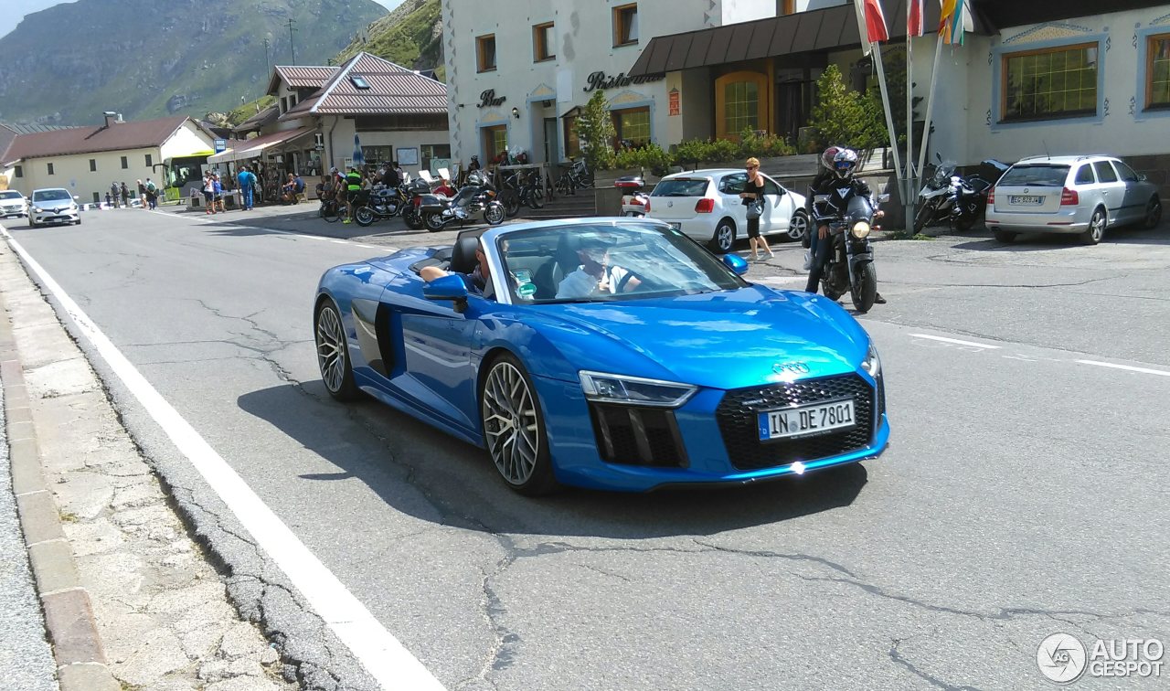 Audi R8 V10 Spyder 2016