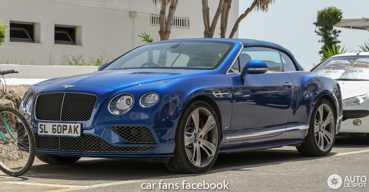 Bentley Continental GTC Speed 2016