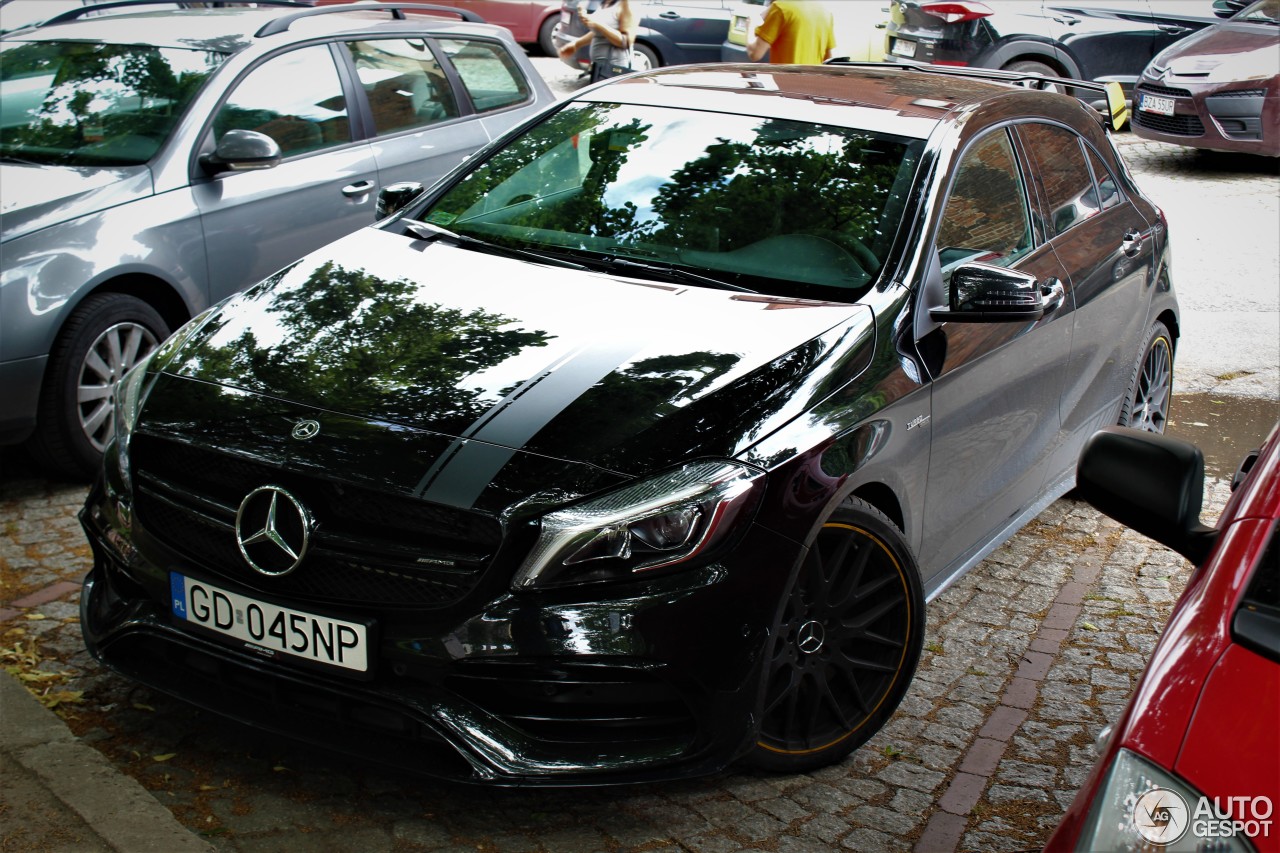 Mercedes-AMG A 45 W176 Yellow Night Edition