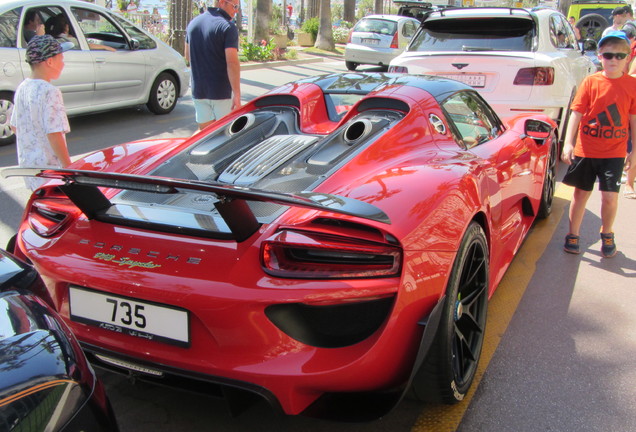 Porsche 918 Spyder Weissach Package