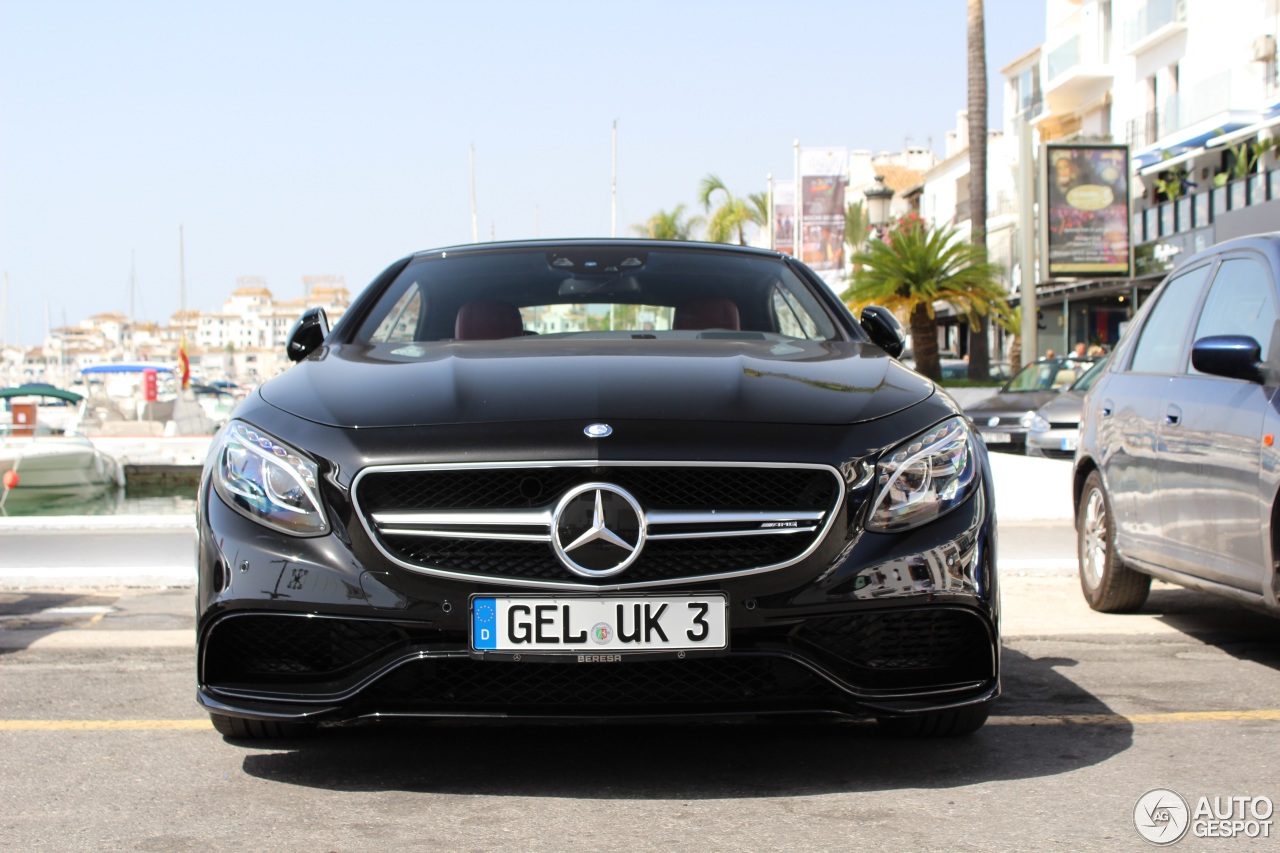 Mercedes-AMG S 63 Convertible A217