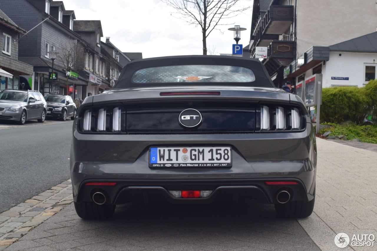 Ford Mustang GT Convertible 2015