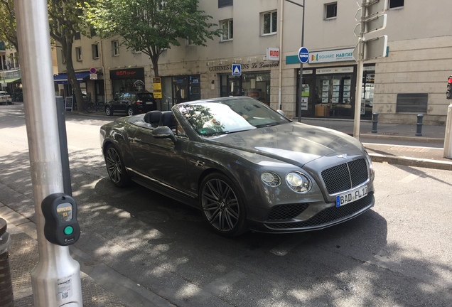 Bentley Continental GTC Speed 2016