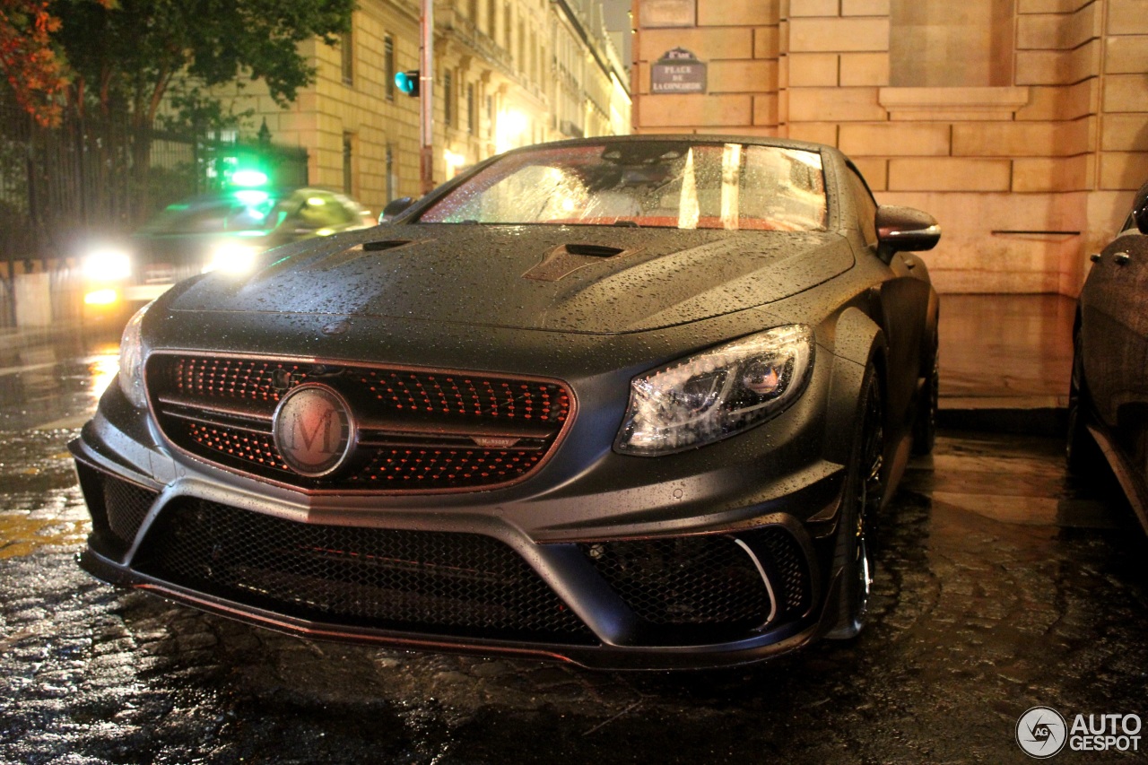 Mercedes-AMG Mansory S 63 Convertible A217 Black Edition