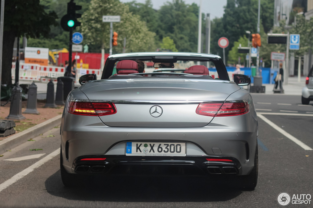 Mercedes-AMG S 63 Convertible A217