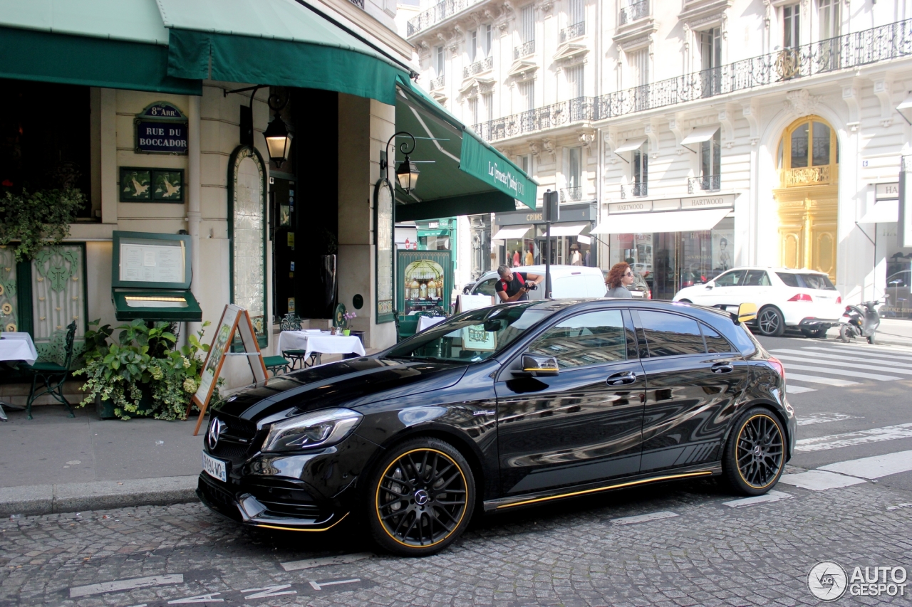 Mercedes-AMG A 45 W176 Yellow Night Edition