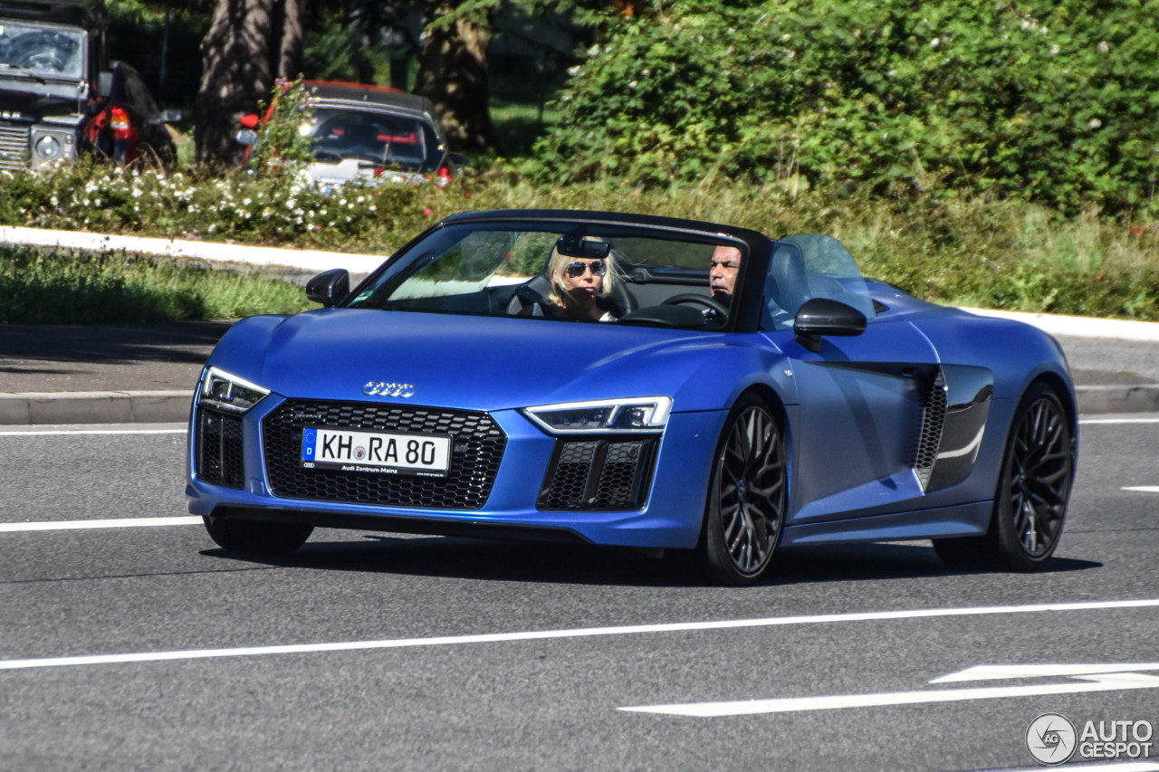 Audi R8 V10 Spyder 2016