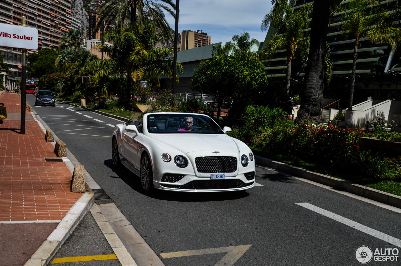 Bentley Continental GTC Speed 2016