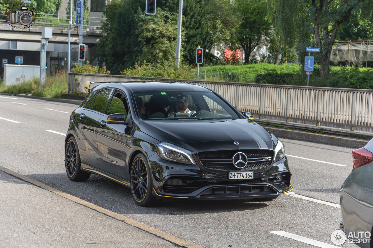 Mercedes-AMG A 45 W176 Yellow Night Edition