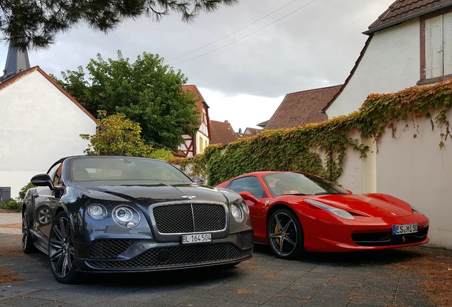 Bentley Continental GTC Speed 2016