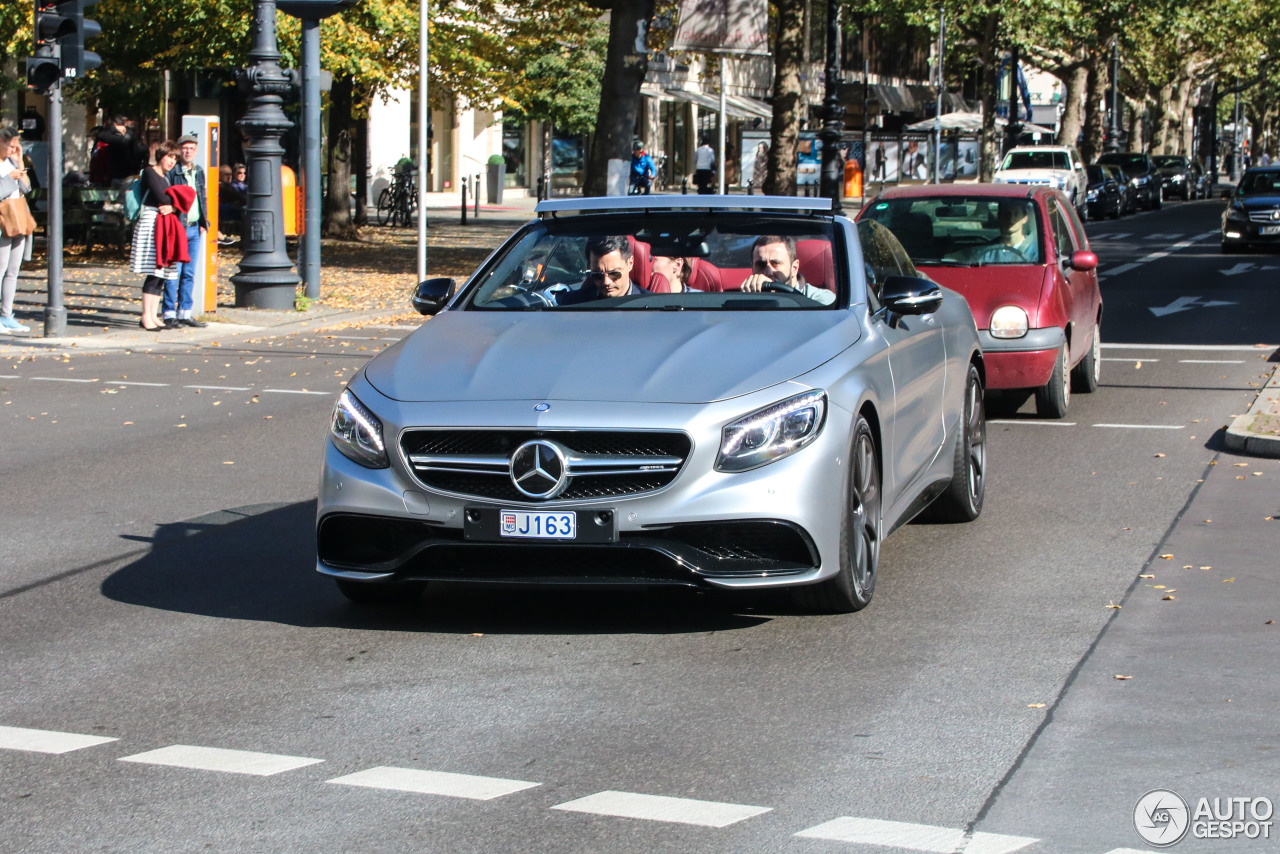 Mercedes-AMG S 63 Convertible A217