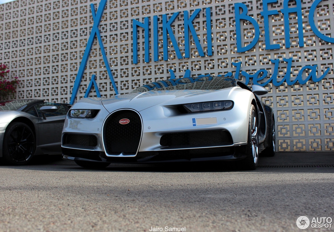 Bugatti Chiron La Mer Argentée