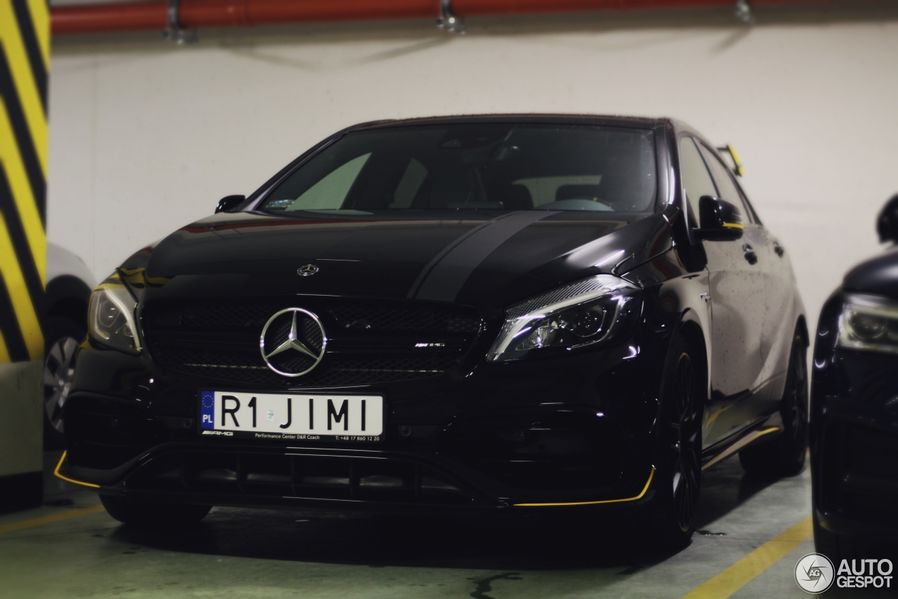 Mercedes-AMG A 45 W176 Yellow Night Edition