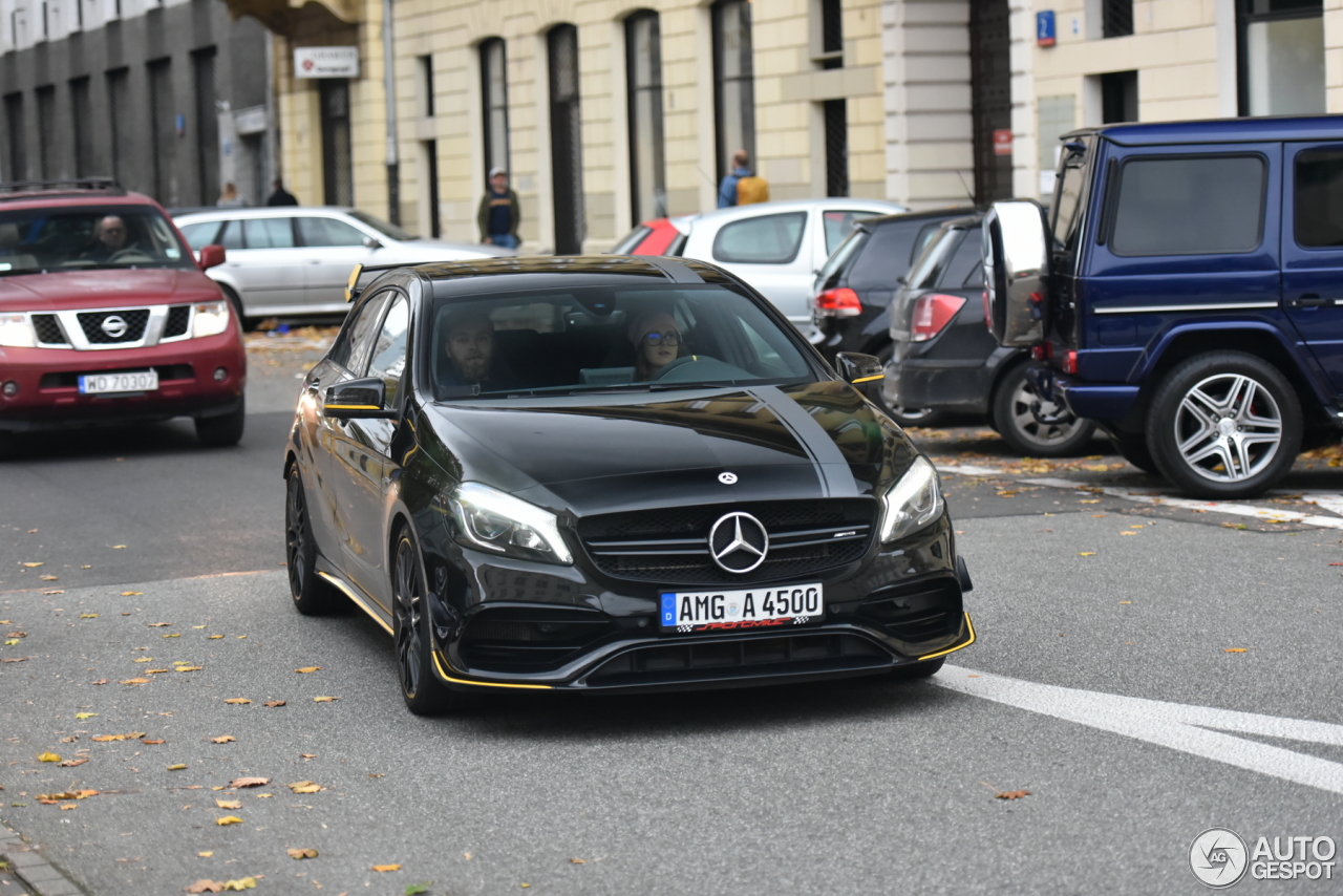 Mercedes-AMG A 45 W176 Yellow Night Edition