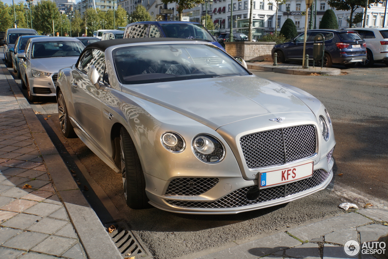 Bentley Continental GTC Speed 2016