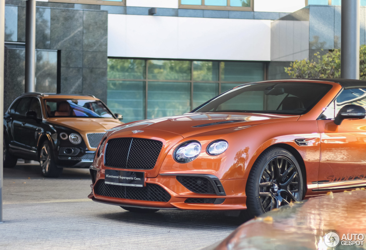 Bentley Continental Supersports Convertible 2018