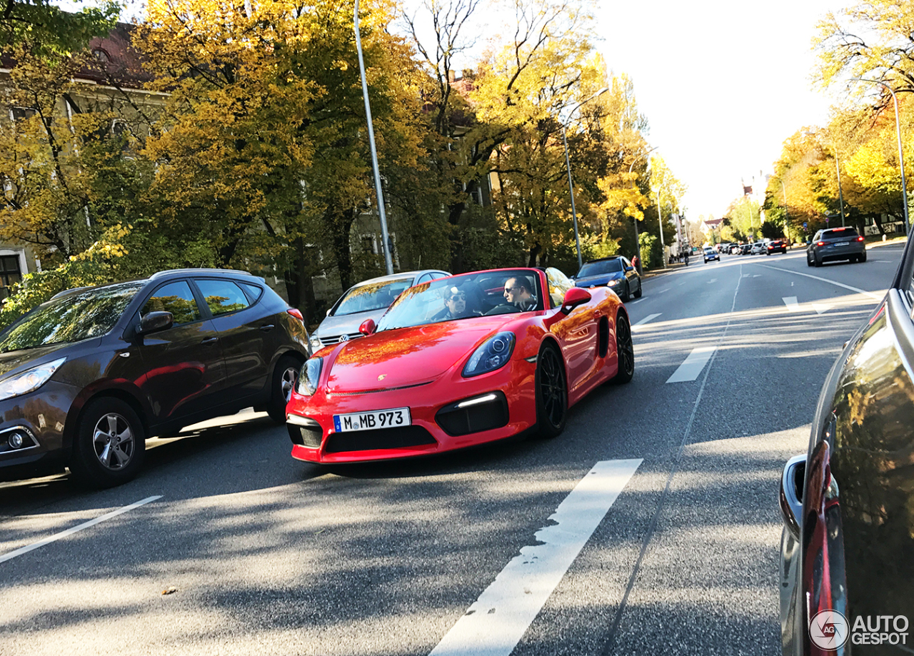 Porsche 981 Boxster Spyder