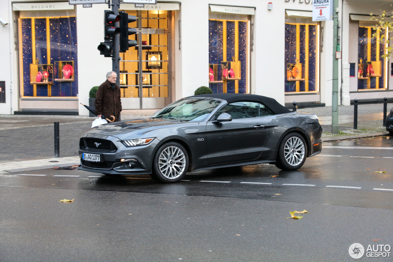 Ford Mustang GT Convertible 2015