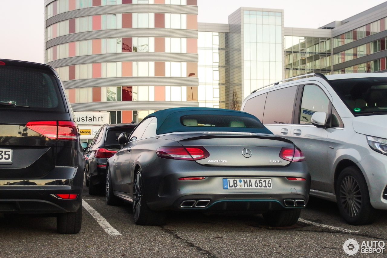 Mercedes-AMG C 63 S Convertible A205 Ocean Blue Edition