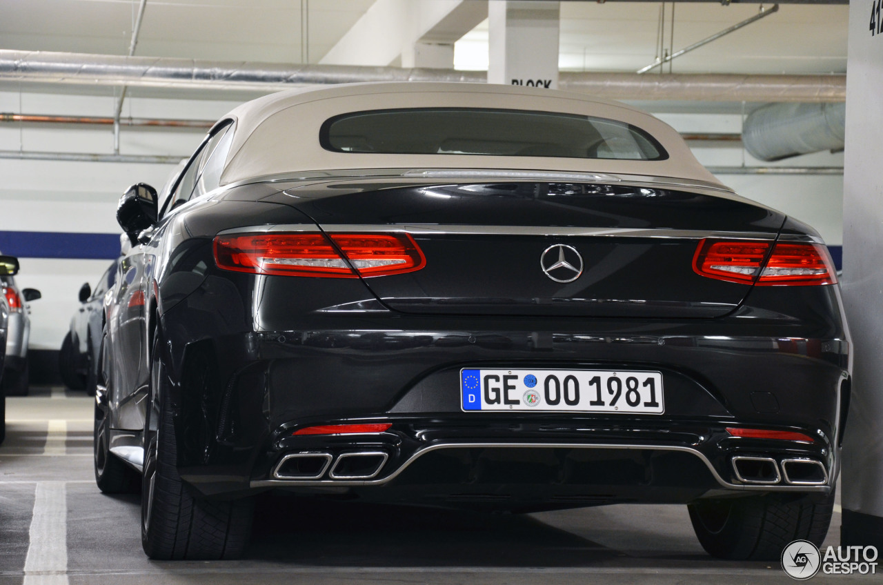 Mercedes-AMG S 63 Convertible A217