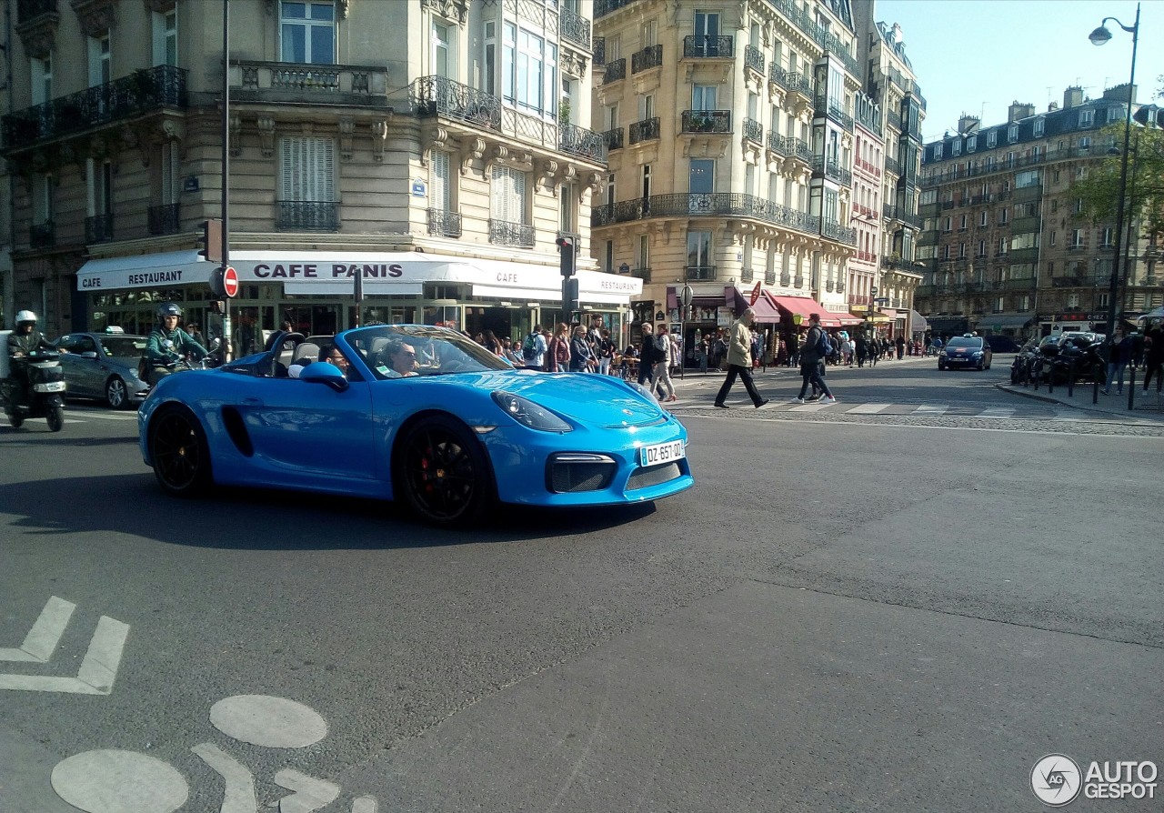 Porsche 981 Boxster Spyder