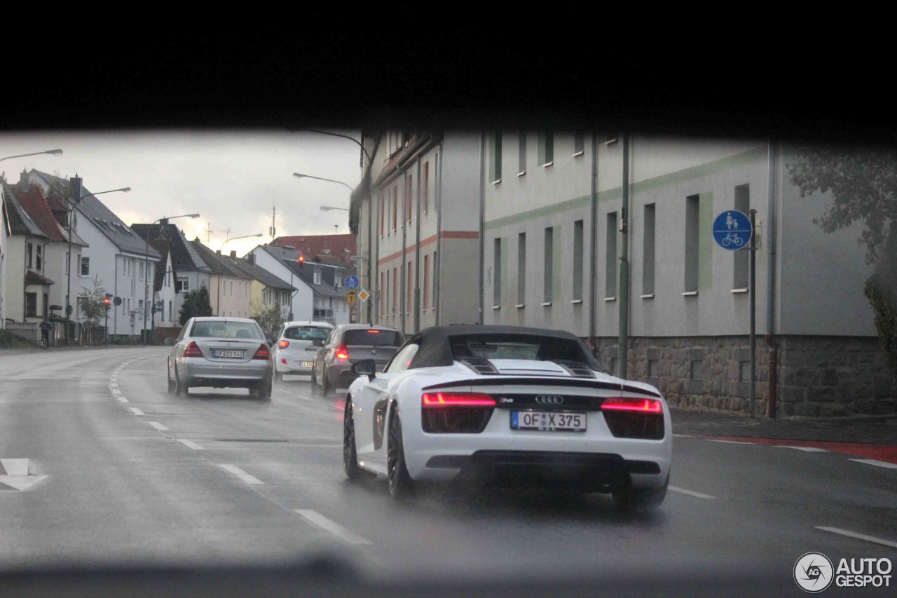 Audi R8 V10 Plus Spyder 2017