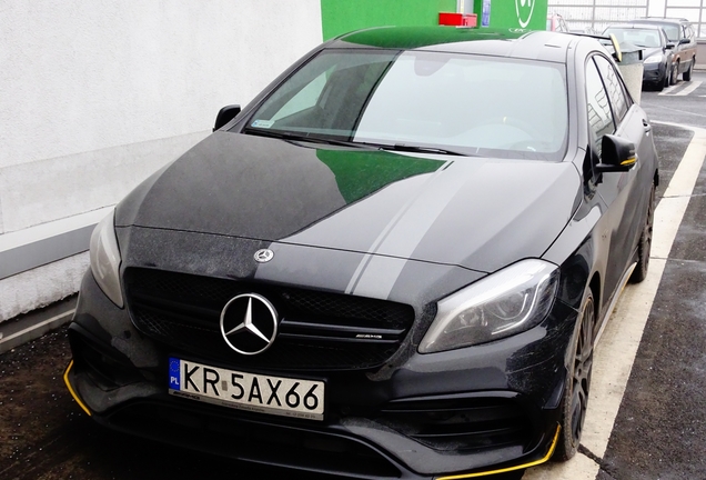 Mercedes-AMG A 45 W176 Yellow Night Edition