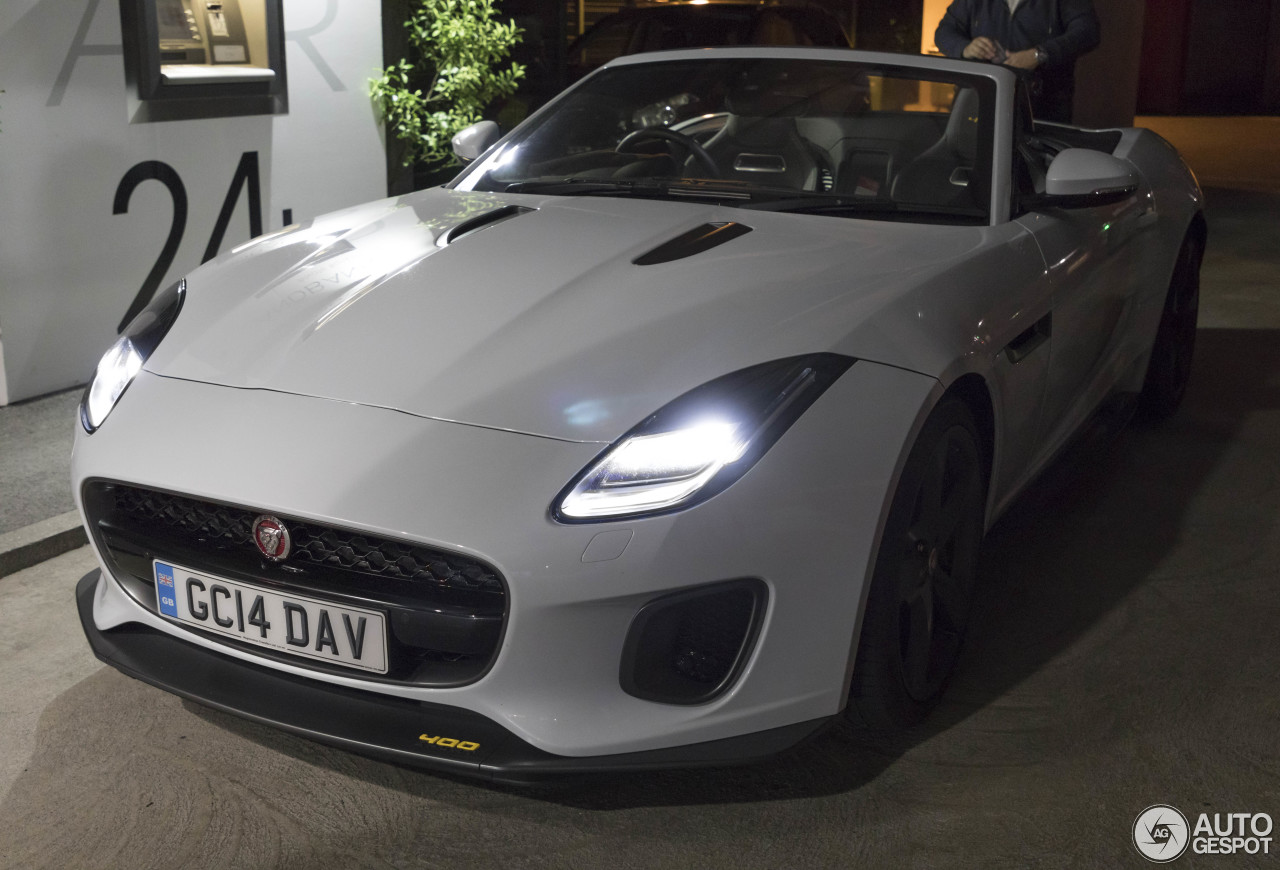 Jaguar F-TYPE 400 Sport Convertible