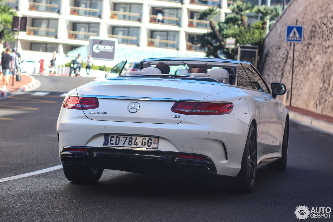 Mercedes-AMG S 63 Convertible A217