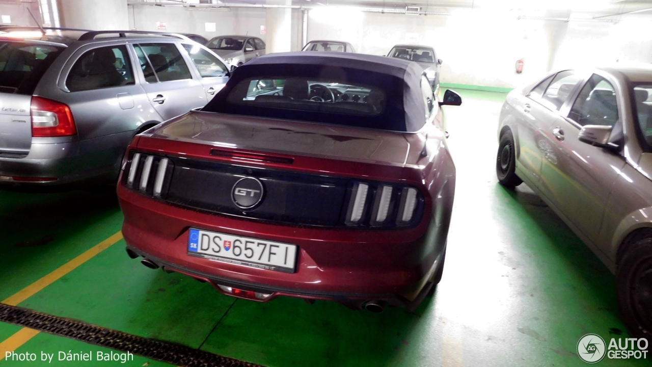 Ford Mustang GT Convertible 2015