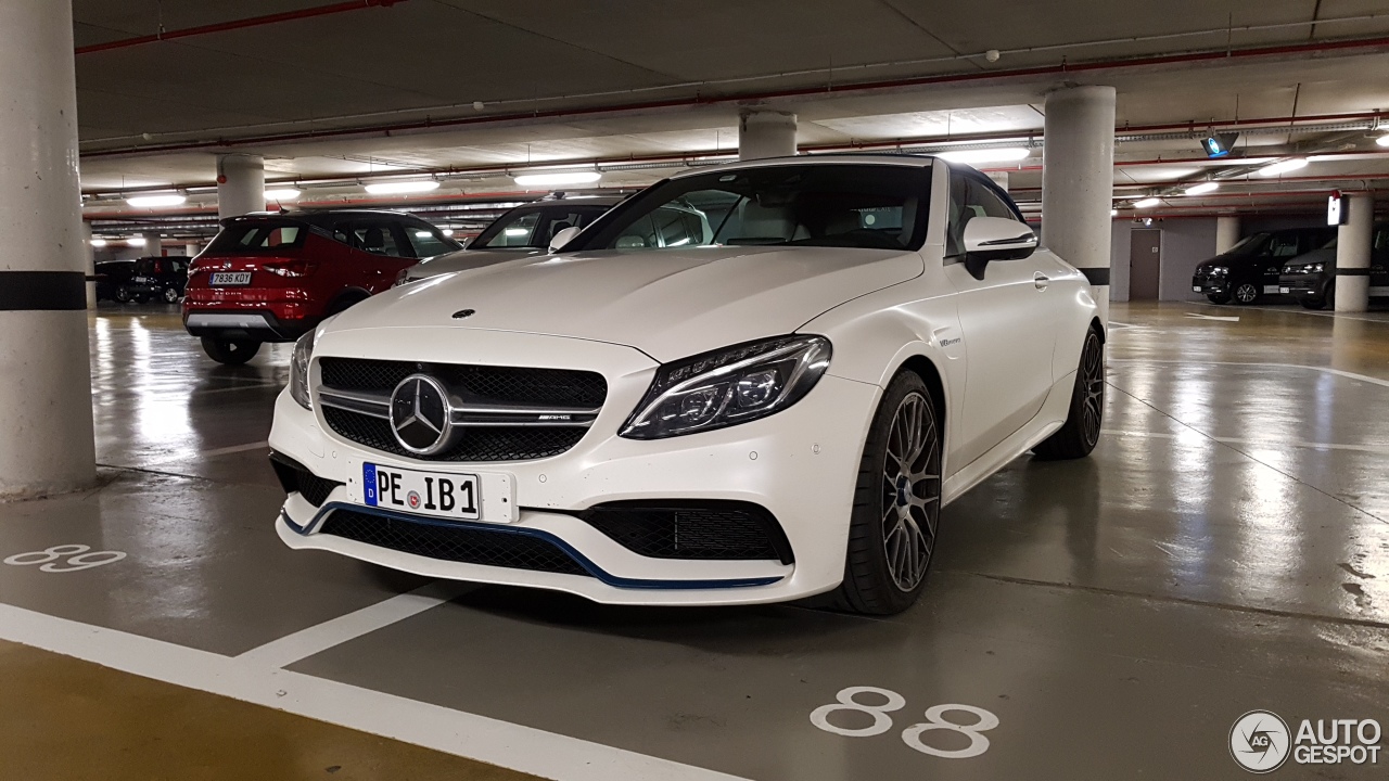 Mercedes-AMG C 63 S Convertible A205 Ocean Blue Edition