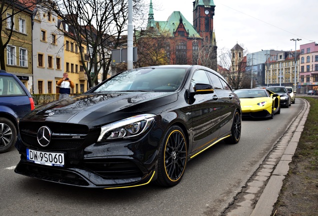 Mercedes-AMG CLA 45 Shooting Brake X117 Yellow Night Edition