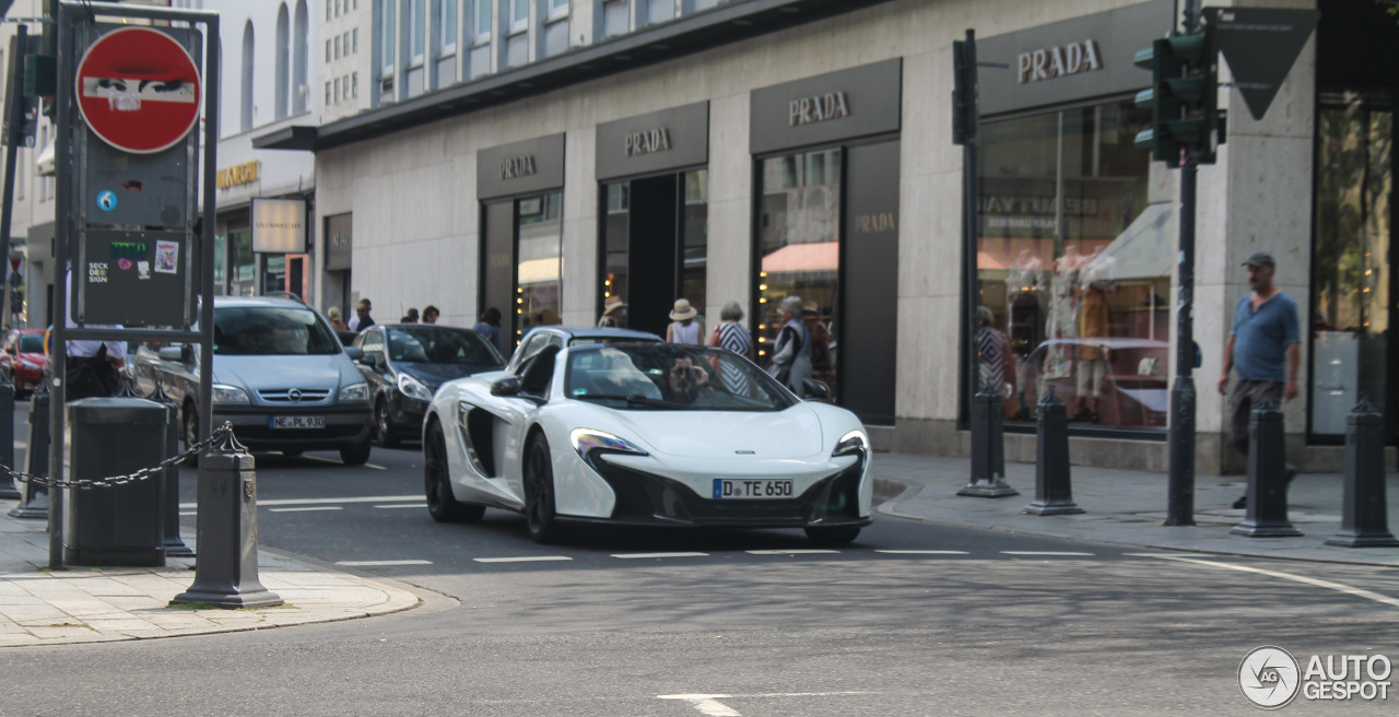 McLaren 650S Spider