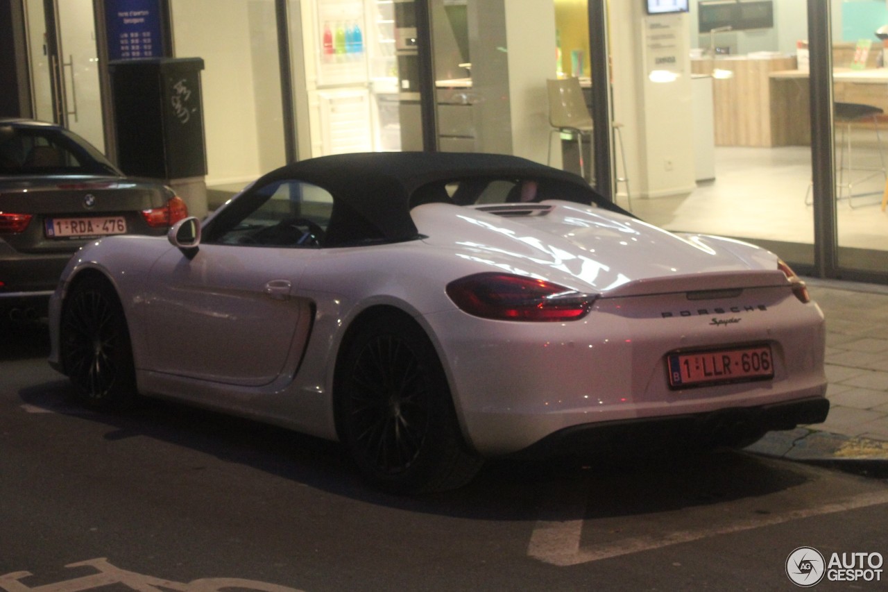 Porsche 981 Boxster Spyder