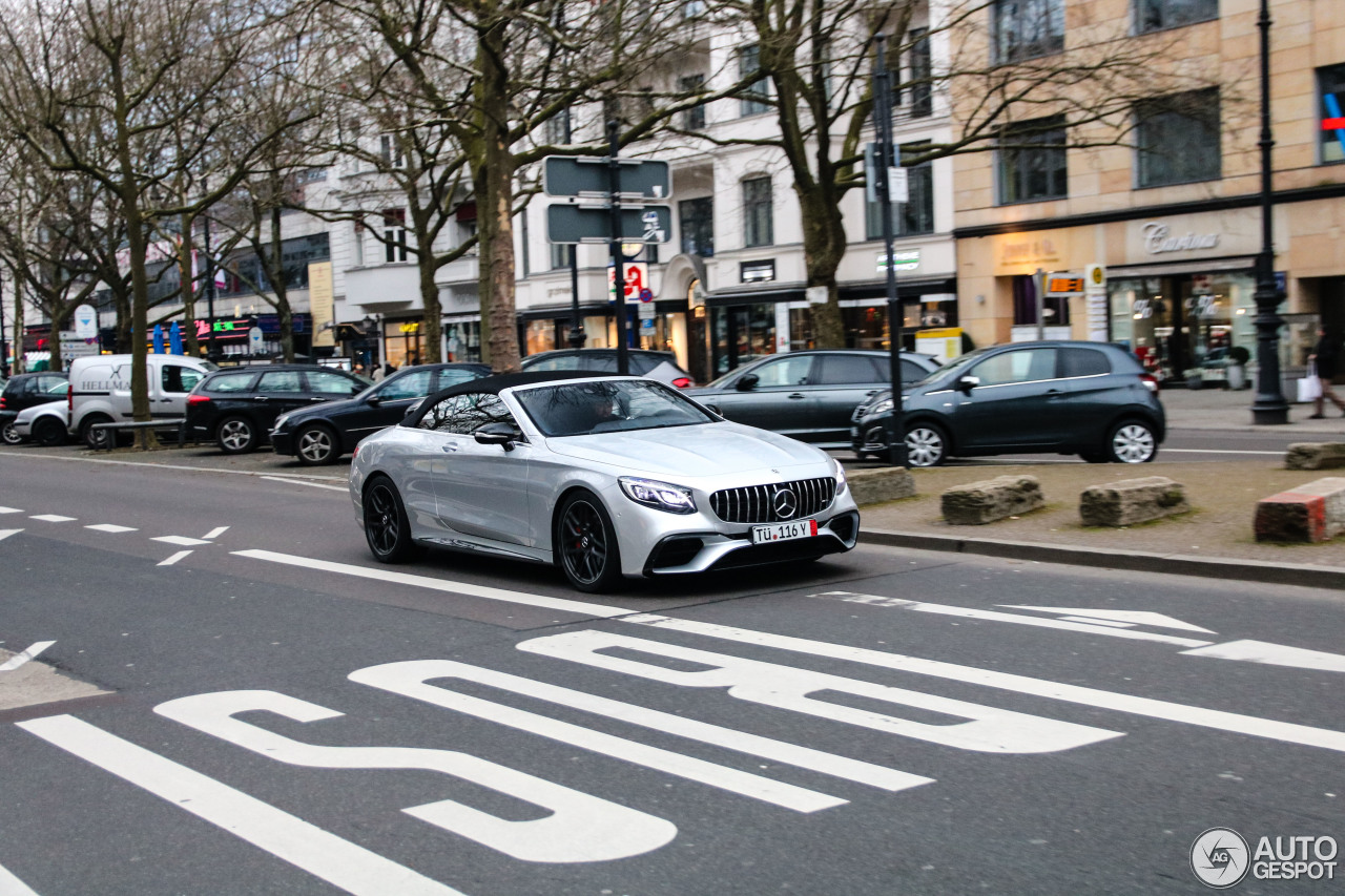 Mercedes-AMG S 63 Convertible A217 2018